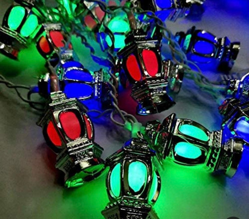 Ramadan Seil. Laterne 2 Meter mit Strom